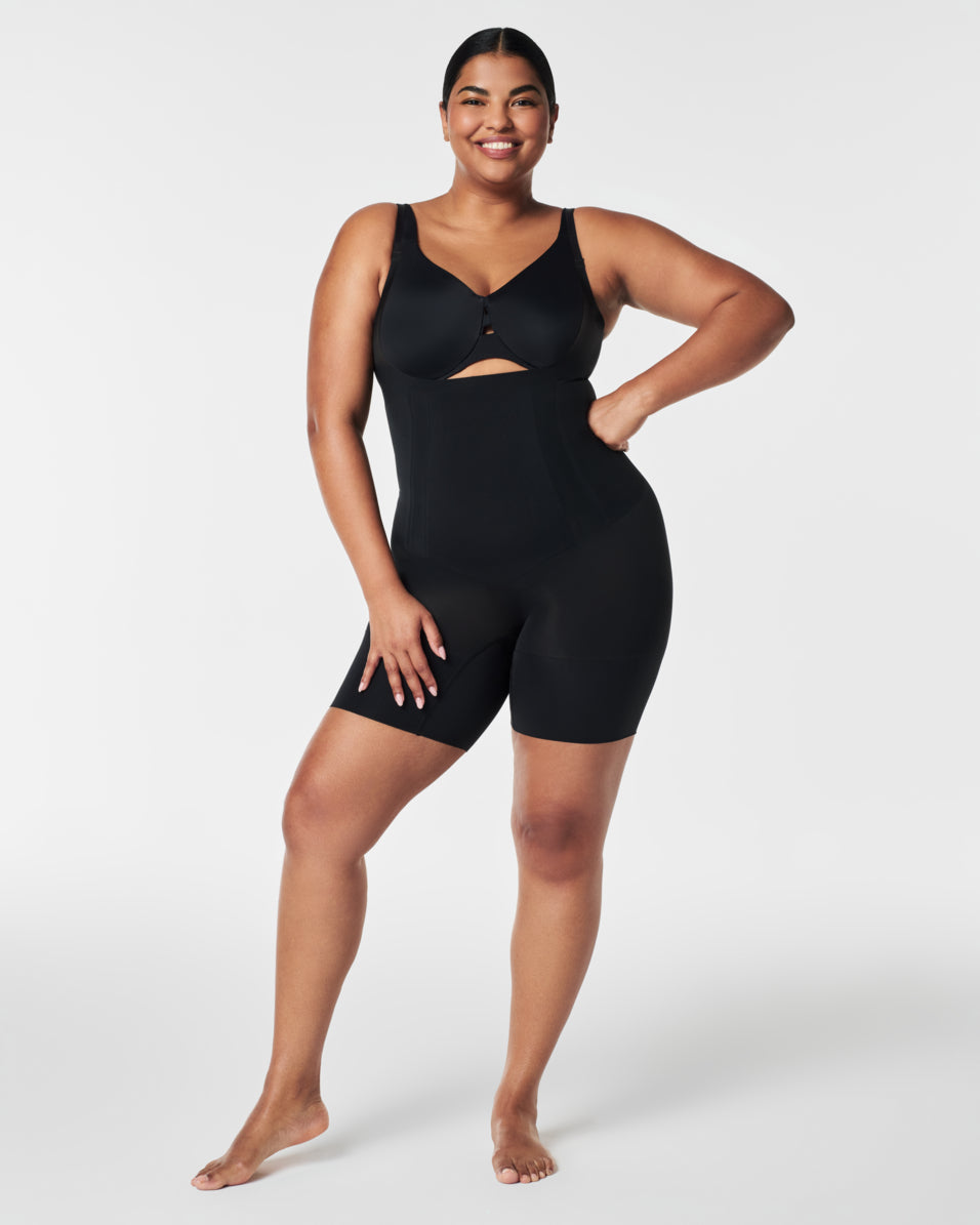 OnCore Open-Bust Mid-Thigh Bodysuit