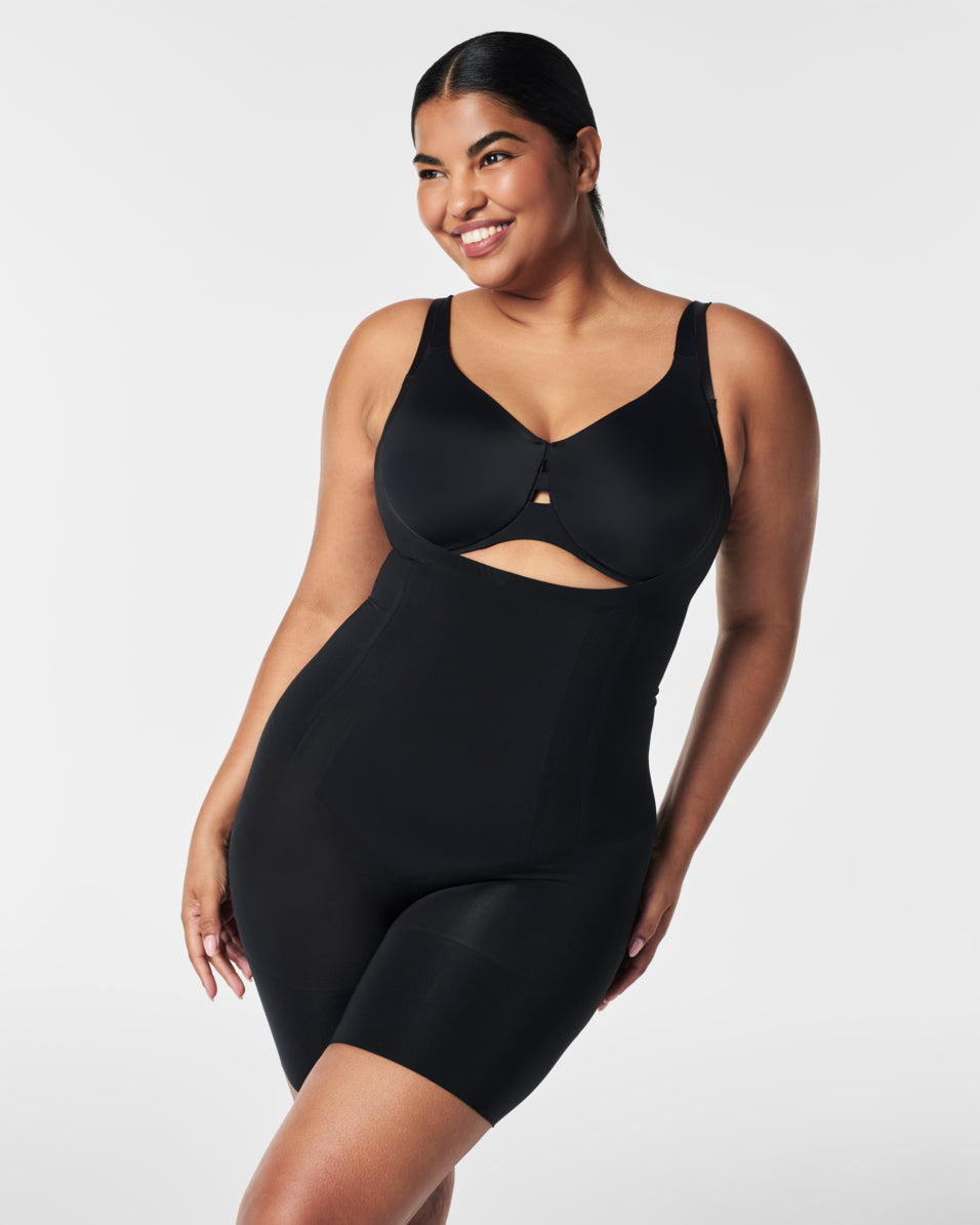 OnCore Open-Bust Mid-Thigh Bodysuit