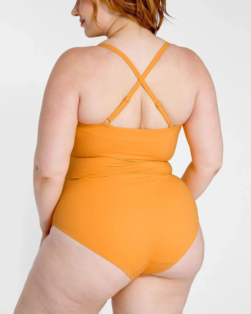 Shaping U-Ring One-Piece Swimsuit
