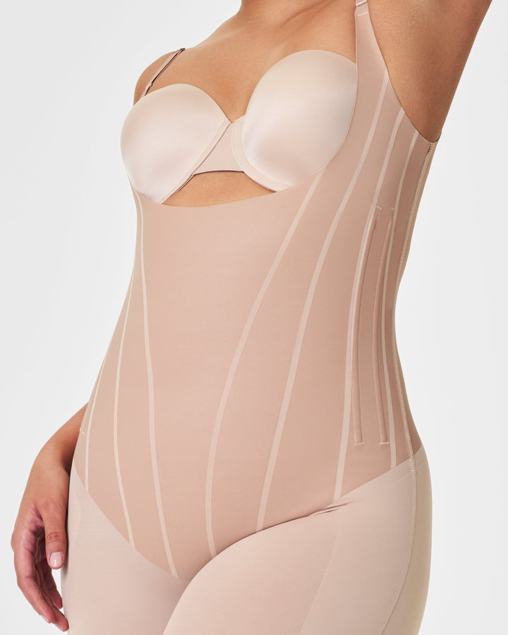 supersculpt™ Total Contour Open-Bust Mid-Thigh Bodysuit