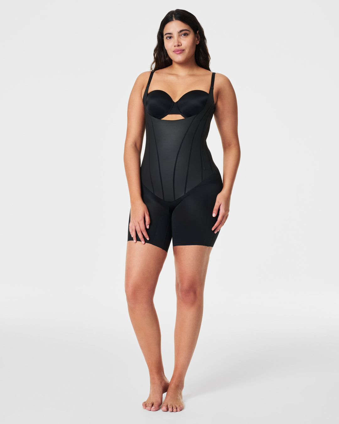 supersculpt™ Total Contour Open-Bust Mid-Thigh Bodysuit