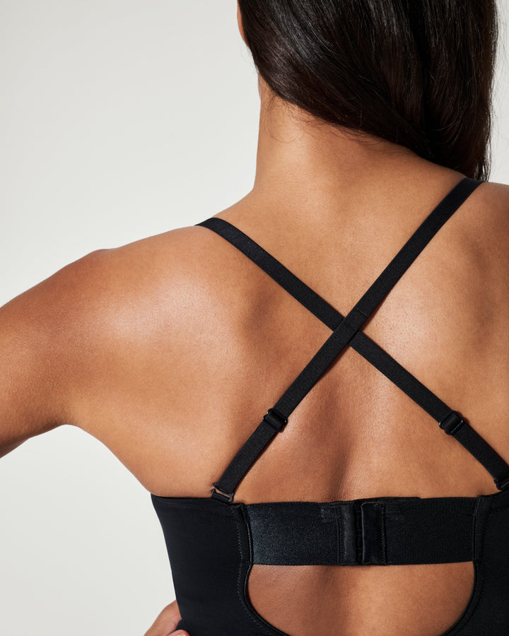 Suit Your Fancy Strapless Cupped Brief Bodysuit