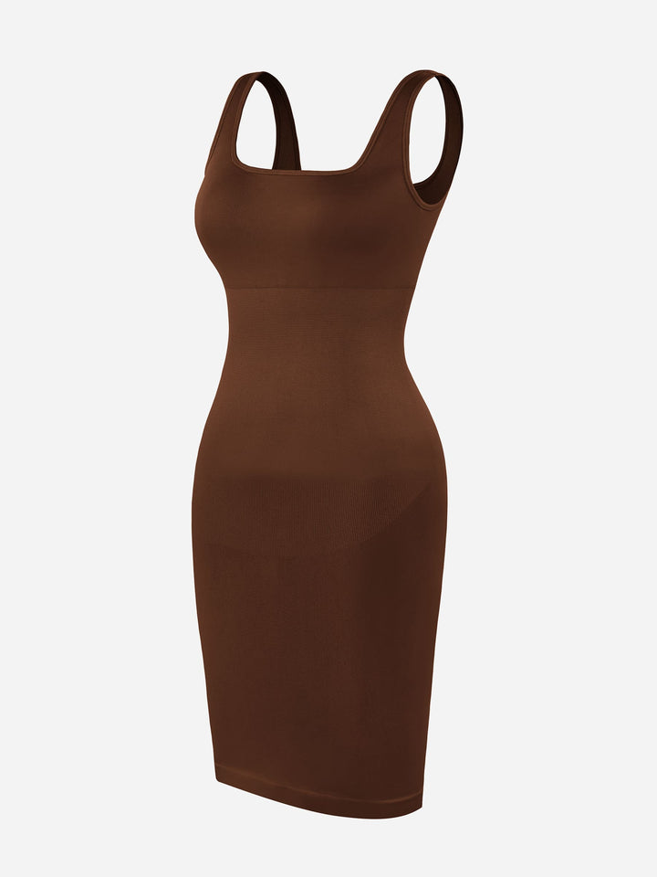 Seamless Square Neck Shaping Dress