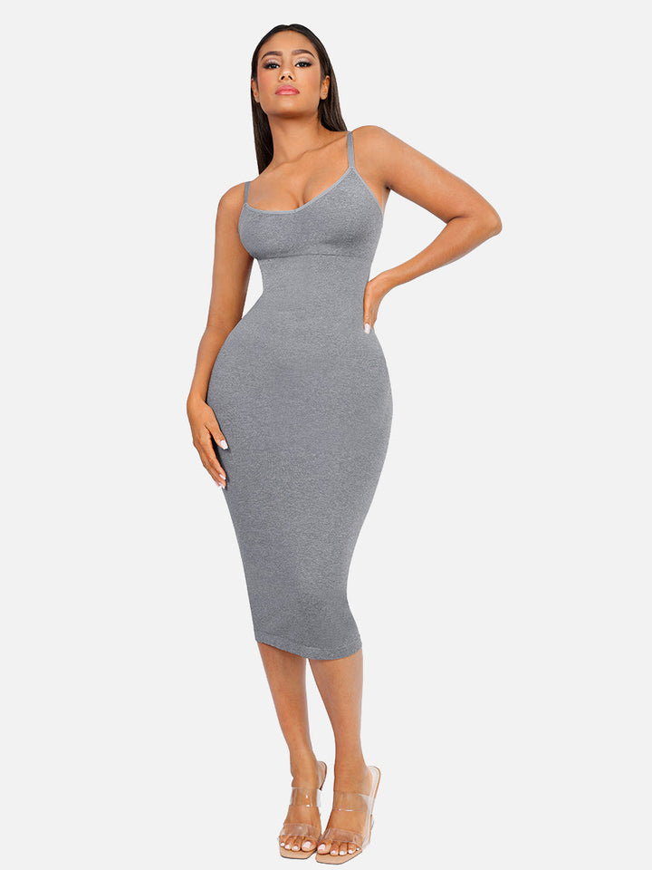 Seamless Midi Body Shaper Dress