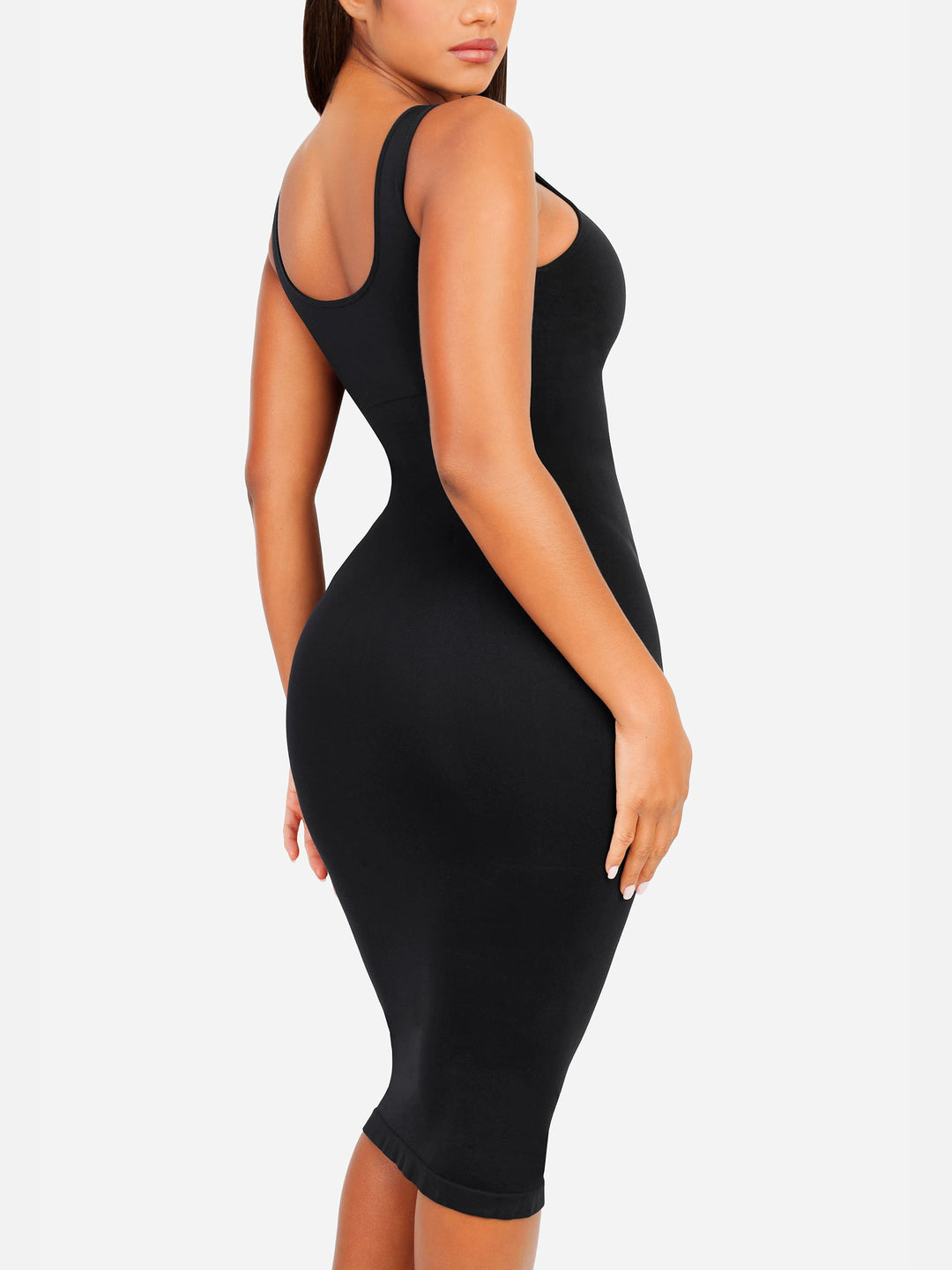 Seamless Eco-Friendly Large U-Back Shaper Dress with Built-In Bra