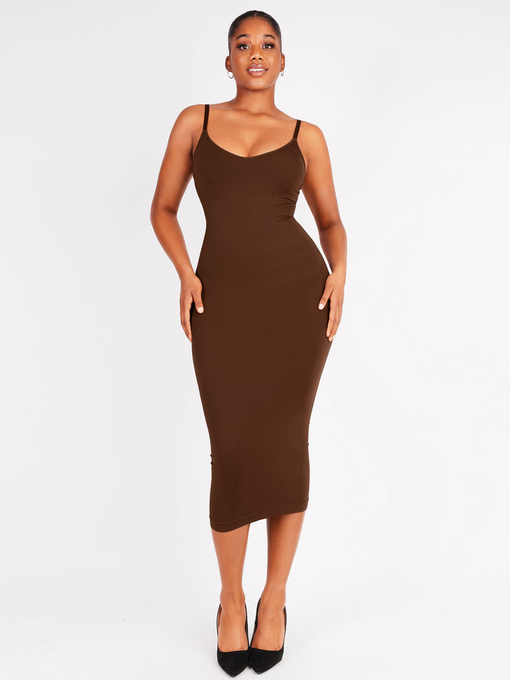 Seamless Midi Body Shaper Dress