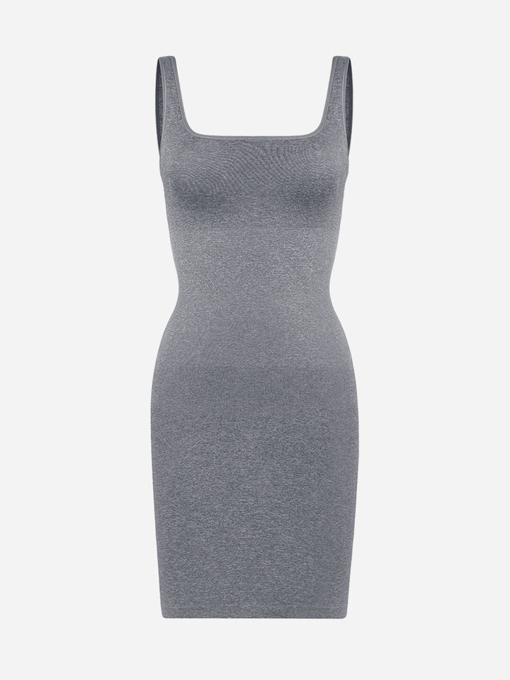 Seamless Square Neck Shaping Dress