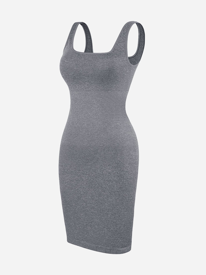 Seamless Square Neck Shaping Dress