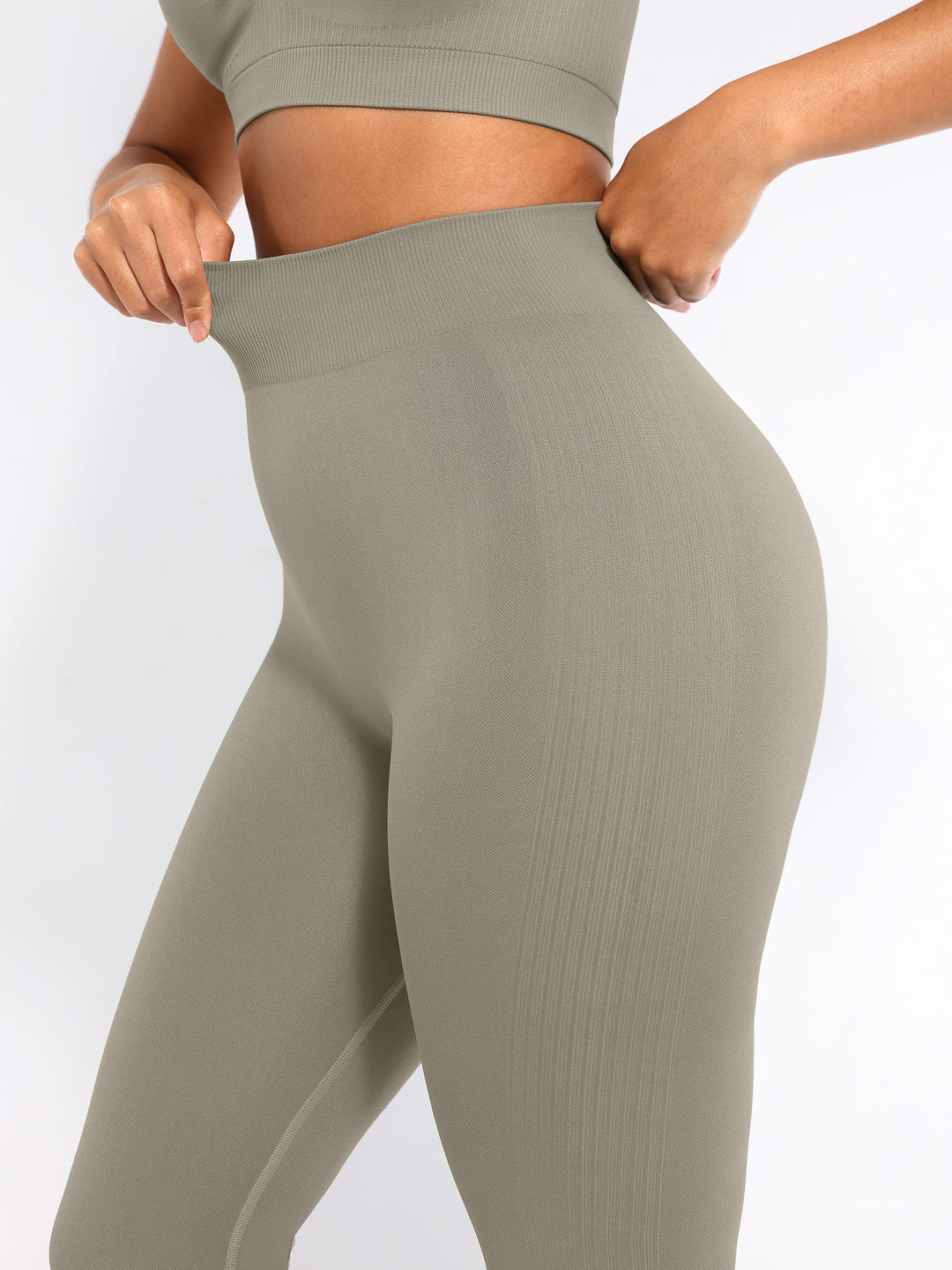 Seamless High Waisted Yoga Leggings for Tummy Control and Leg Sculpting