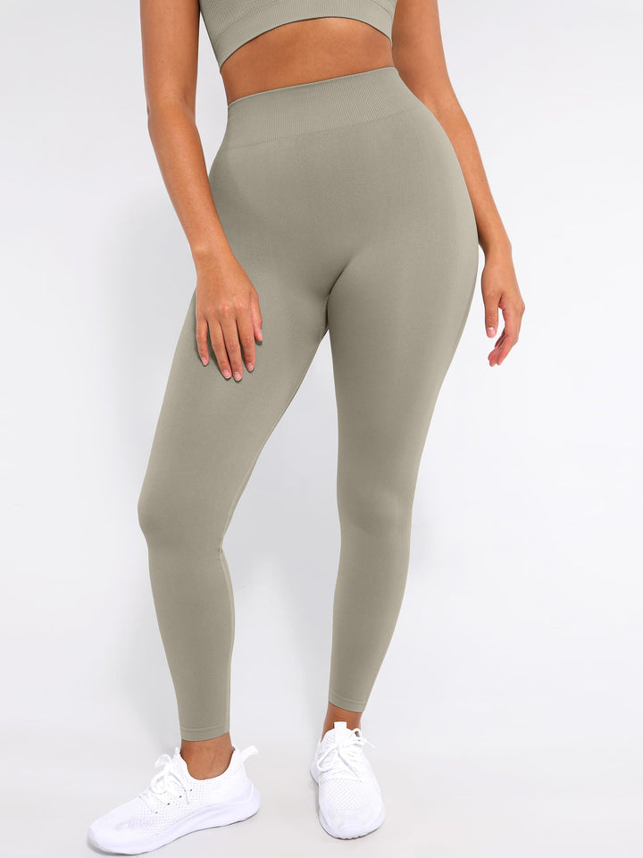 Seamless High Waisted Yoga Leggings for Tummy Control and Leg Sculpting