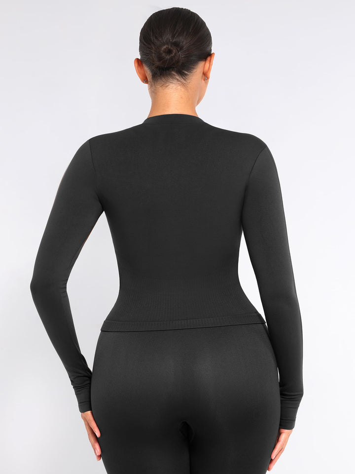 Seamless Long-Sleeve Workout Top