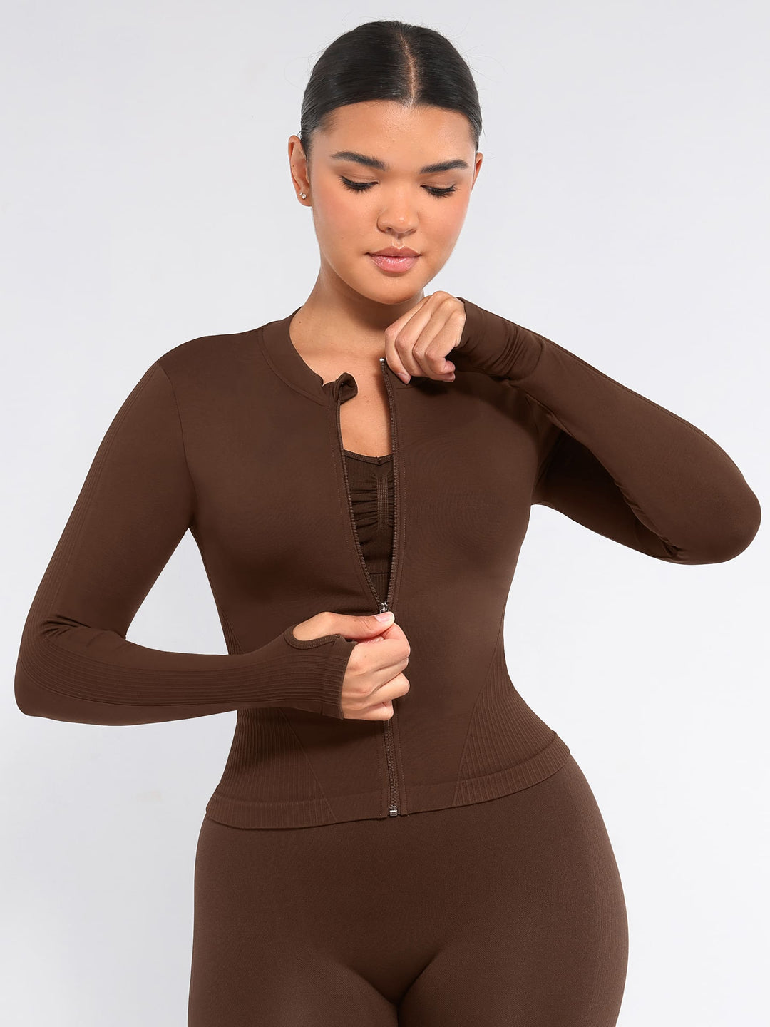 Seamless Long-Sleeve Workout Top