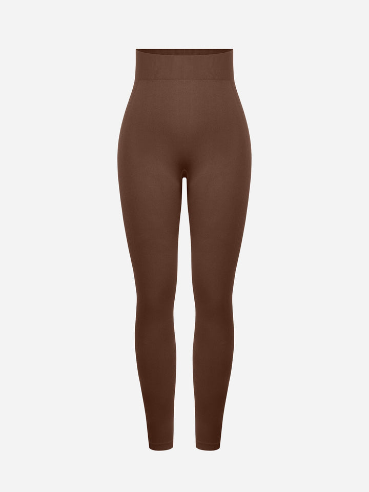 Seamless High Waisted Yoga Leggings for Tummy Control and Leg Sculpting