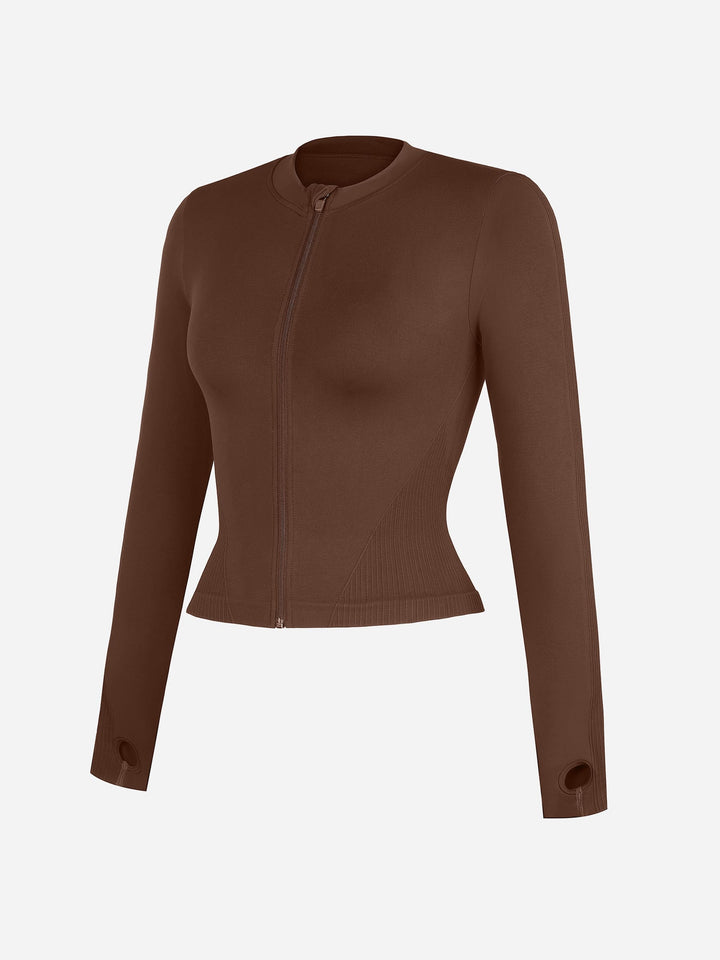 Seamless Long-Sleeve Workout Top