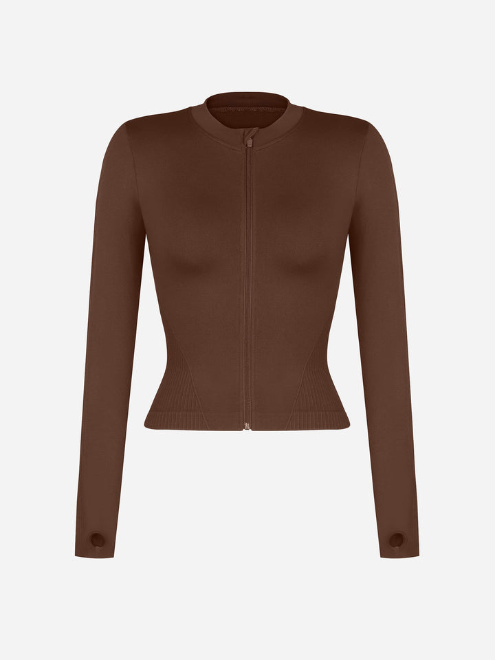 Seamless Long-Sleeve Workout Top