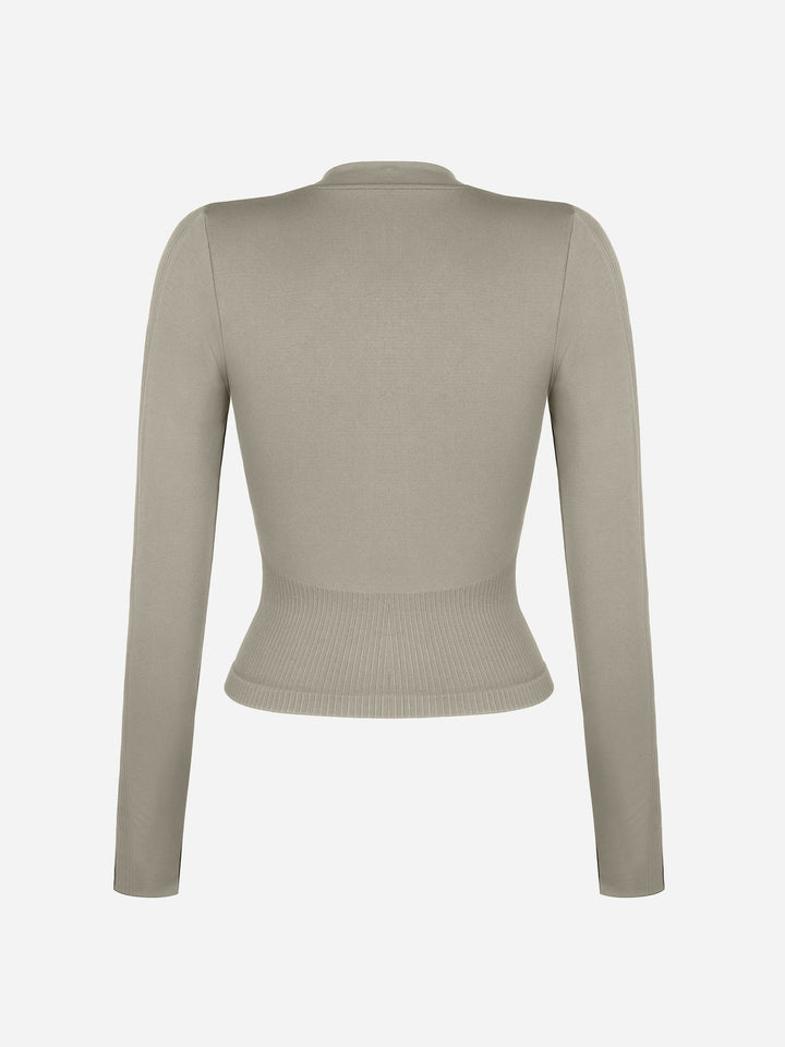 Seamless Long-Sleeve Workout Top