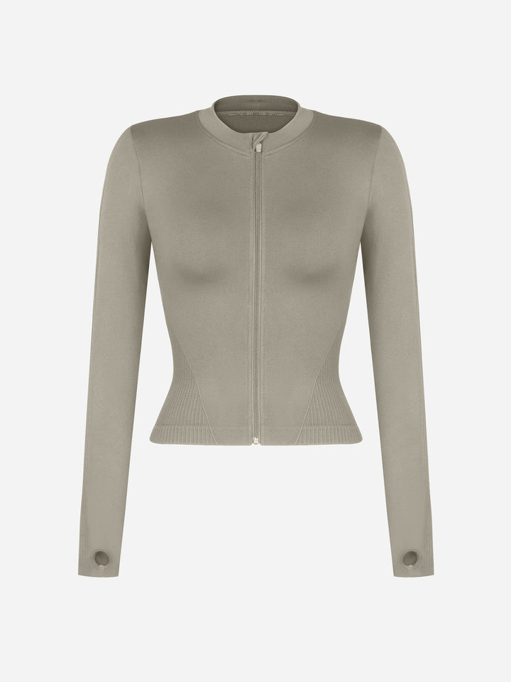 Seamless Long-Sleeve Workout Top