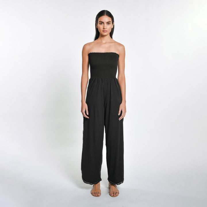 Cheesecloth jumpsuit