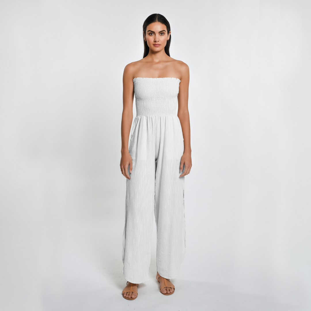 Cheesecloth jumpsuit