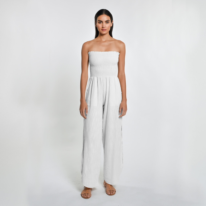 Cheesecloth jumpsuit