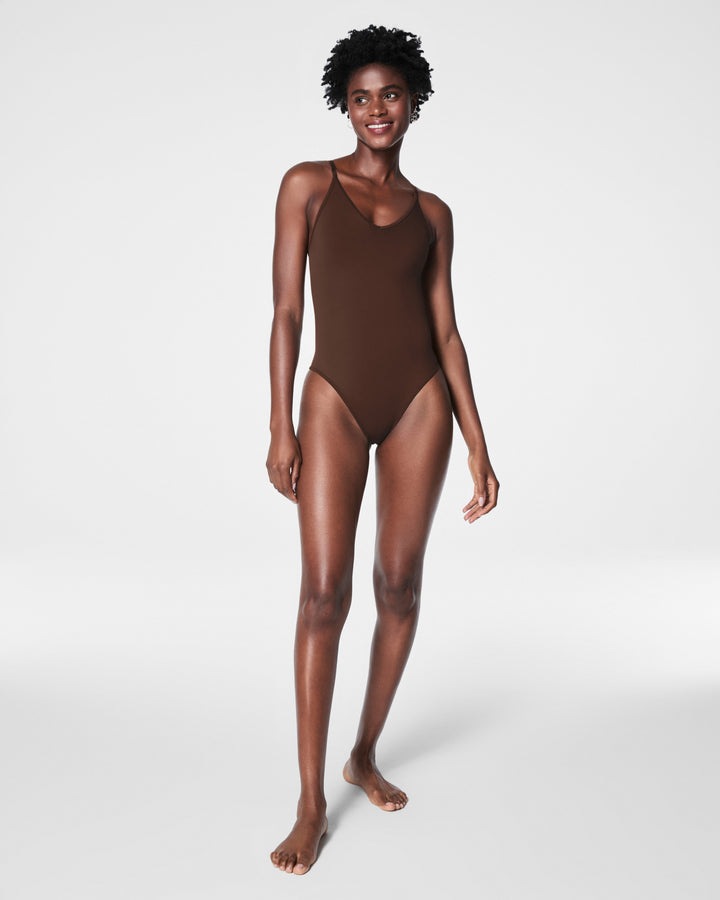 Seamless Power Thong Bodysuit